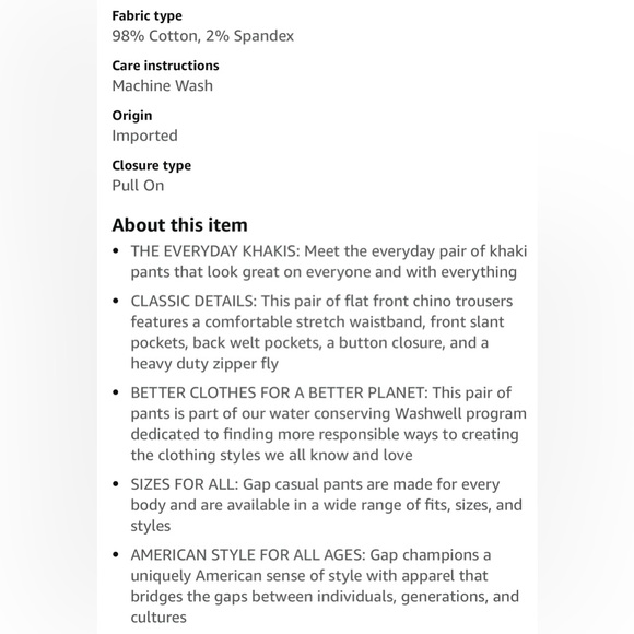 GAP high rise girlfriend utility khaki - Picture 8 of 9